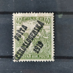 Známka ČSR PČ 1919 , 250H, Pof.110*, III. typ přetisku 