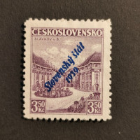 Známka Slovenský štát, Pof.19(*), 3.50Kc