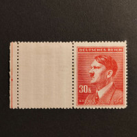 Známka s kupóny Protektorát Čechy a Morava, 30K, Pof.98** 
