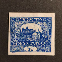 Známka ČSR, 50h, Pof.16* 