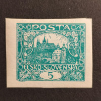 Známka ČSR, 5h, Pof.4* 