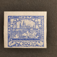 Stamp Czechoslovakia, 200h, Mi.9, MH* 