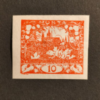 Stamp Czechoslovakia, 10 h, , MH* 