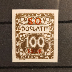 Známka ČSR, 100h, Pof.SO41* 