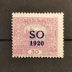 Známka ČSR, Pof.SO14C*, C 