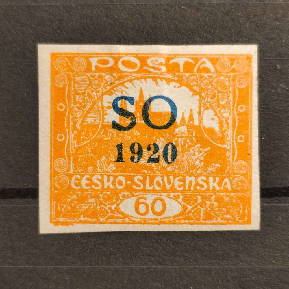 Briefmarke Tschechoslowakie, 60h, Mi.16* 