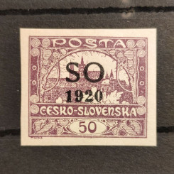 Známka ČSR, 50h, Pof.SO12* 