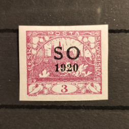 Briefmarke Tschechoslowakie, 3h, Mi.2* 