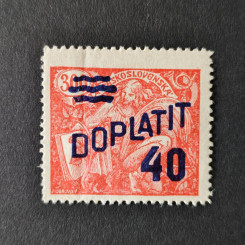Stamp Czechoslovakia, 40/300h, Mi.43, MH* 
