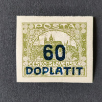 Známka ČSR, 60/80h, Pof.DL23* 