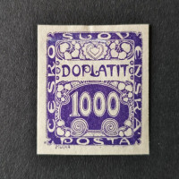 Známka ČSR, 1000h, Pof.DL13* 