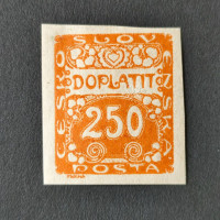 Známka ČSR, 250h, Pof.DL10* 