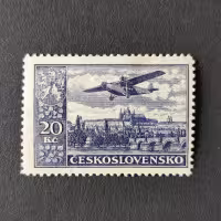 Sello Checoslovaquia, 20 Kč, Mi.310, MH* 