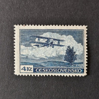 Stamp Czechoslovakia, 4 Kč, Mi.307, MH* 