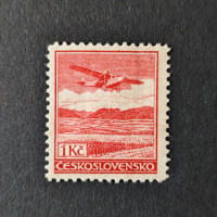 Stamp Czechoslovakia, 1 Kč, Mi.304, MH* 
