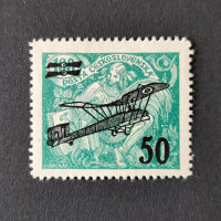 Stamp Czechoslovakia, 50 / 100h, Mi.199, MH* 