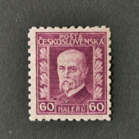 Známka ČSR, 60h, Pof.205* 