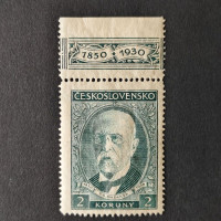 Briefmarke Tschechoslowakie, 2 Kčs, Mi.299Zf* 
