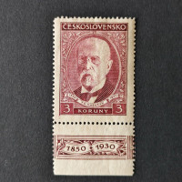 Briefmarke Tschechoslowakie, 3 Kčs, * 