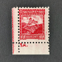Známka ČSR, 1,50 Kč, Pof.220* 