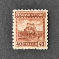 Známka ČSR, 40h, Pof.218* 