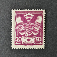 Známka ČSR, 30h, Pof.150* 
