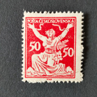 Známka ČSR, 50h, Pof.155* 