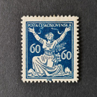 Briefmarke Tschechoslowakie, 60h, Mi.176* 