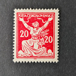 Známka ČSR, 20h, Pof.151* 