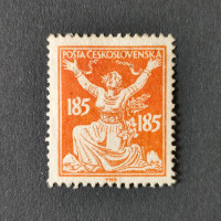 Briefmarke Tschechoslowakie, 185h, Mi.179* 