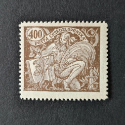 Briefmarke Tschechoslowakie, 400h, Mi.186* 