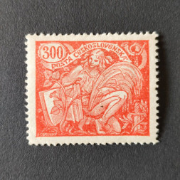 Briefmarke Tschechoslowakie, 300h, Mi.185* 