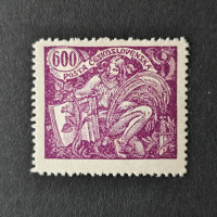 Známka ČSR, 600h, Pof.169* 