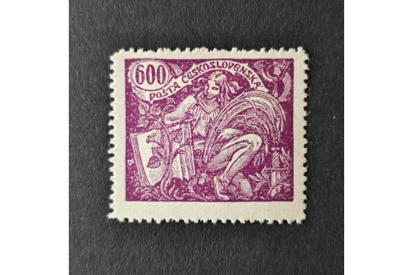 Známka ČSR, 600h, Pof.169* 
