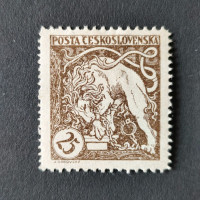 Známka ČSR, Mi.35Ba (Pof. 28B)*, 25h