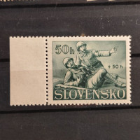 Známka Slovenský štát, Pof.59*, 50+50 Ks