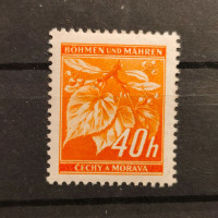 Stamp Bohemia and Moravia protectorate, 40H, Mi.38, MH* 