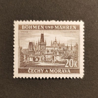 Stamp Bohemia and Moravia protectorate, 20K, Mi.61, MNH** 