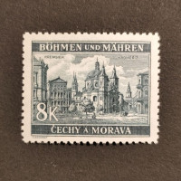 Stamp Bohemia and Moravia protectorate, 8K, Mi.59, MNH** 
