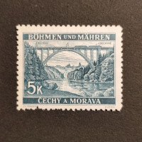 Stamp Bohemia and Moravia protectorate, 5K, Mi.57, MNH** 