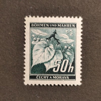 Stamp Bohemia and Moravia protectorate, 50H, Mi.55, MNH** 