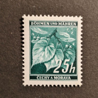 Stamp Bohemia and Moravia protectorate, 25H, Mi.23, MNH** 