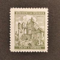 Stamp Bohemia and Moravia protectorate, Mi.100, MH* 