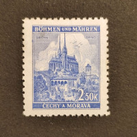 Stamp Bohemia and Moravia protectorate, Mi.99, MH* 