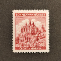 Stamp Bohemia and Moravia protectorate, 1.50K, Mi.69, MH* 