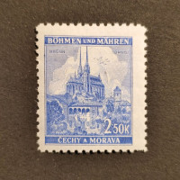 Stamp Bohemia and Moravia protectorate, Mi.99, MH* 