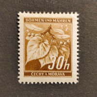 Stamp Bohemia and Moravia protectorate, 30H, Mi.64, MH* 