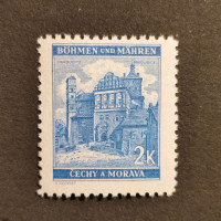 Stamp Bohemia and Moravia protectorate, 2K, Mi.70, MH* 