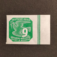 Stamp Bohemia and Moravia protectorate, 9H, Mi.120, MH* 