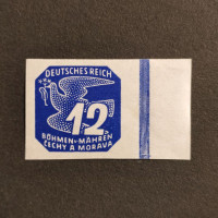 Stamp Bohemia and Moravia protectorate, 12H, Mi.122, MH* 